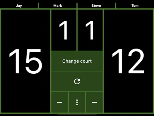 Badminton Scoreboard android App screenshot 1