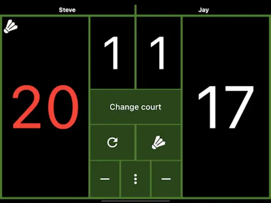 Badminton Scoreboard android App screenshot 3